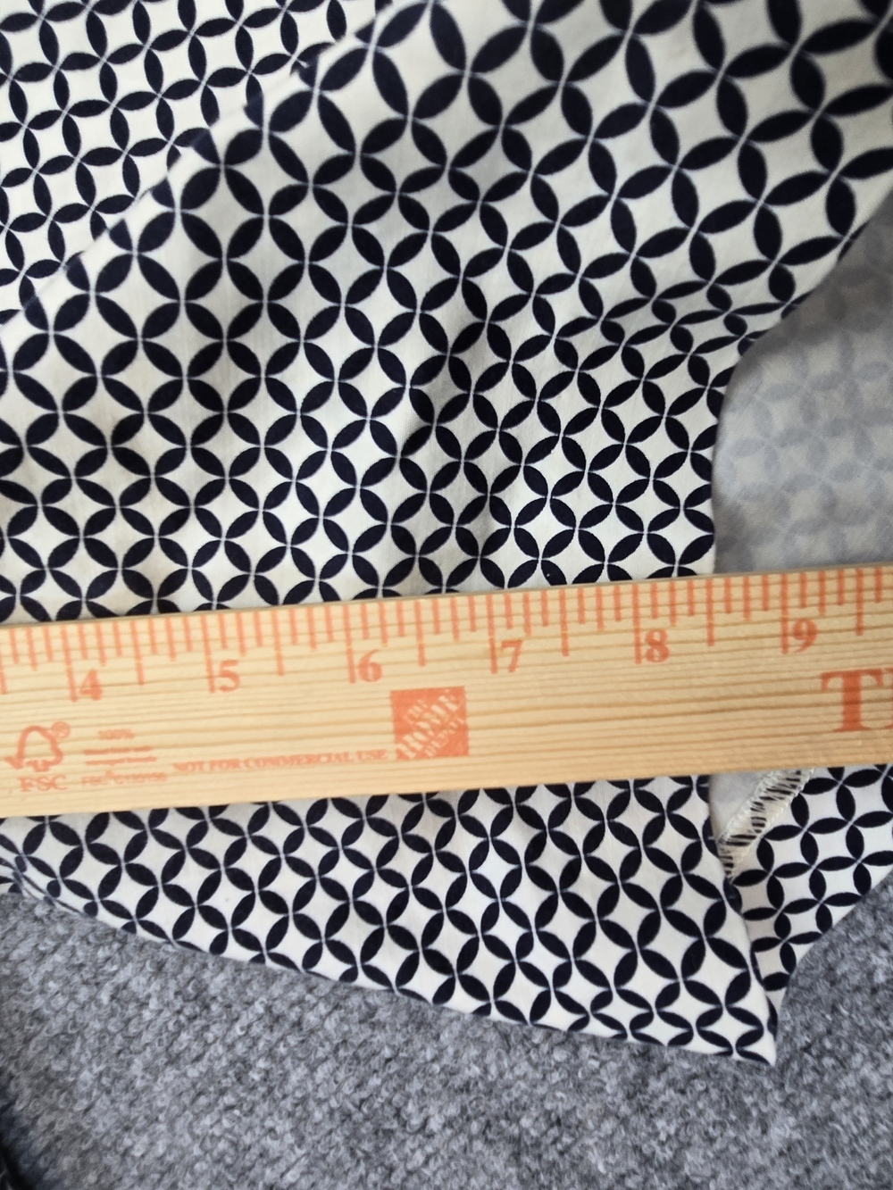 Dalia Bermuda Shorts Womens 14 Black White Geo Print Mid Rise Summer Casual - Picture 5 of 7